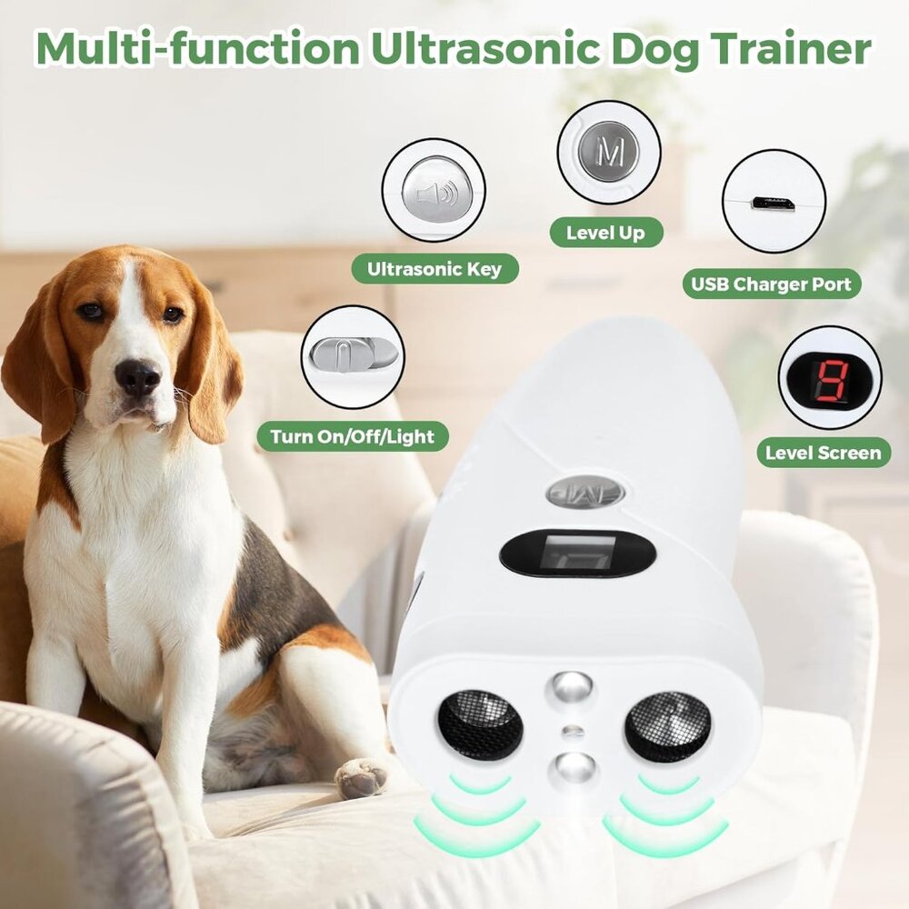 Portable Ultrasonic Dog Barking Deterrent Anti Barking Device